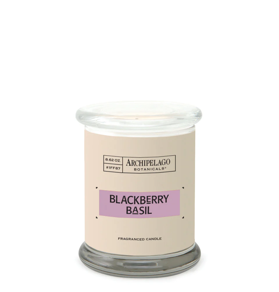 Blackberry Basil Jar Candle