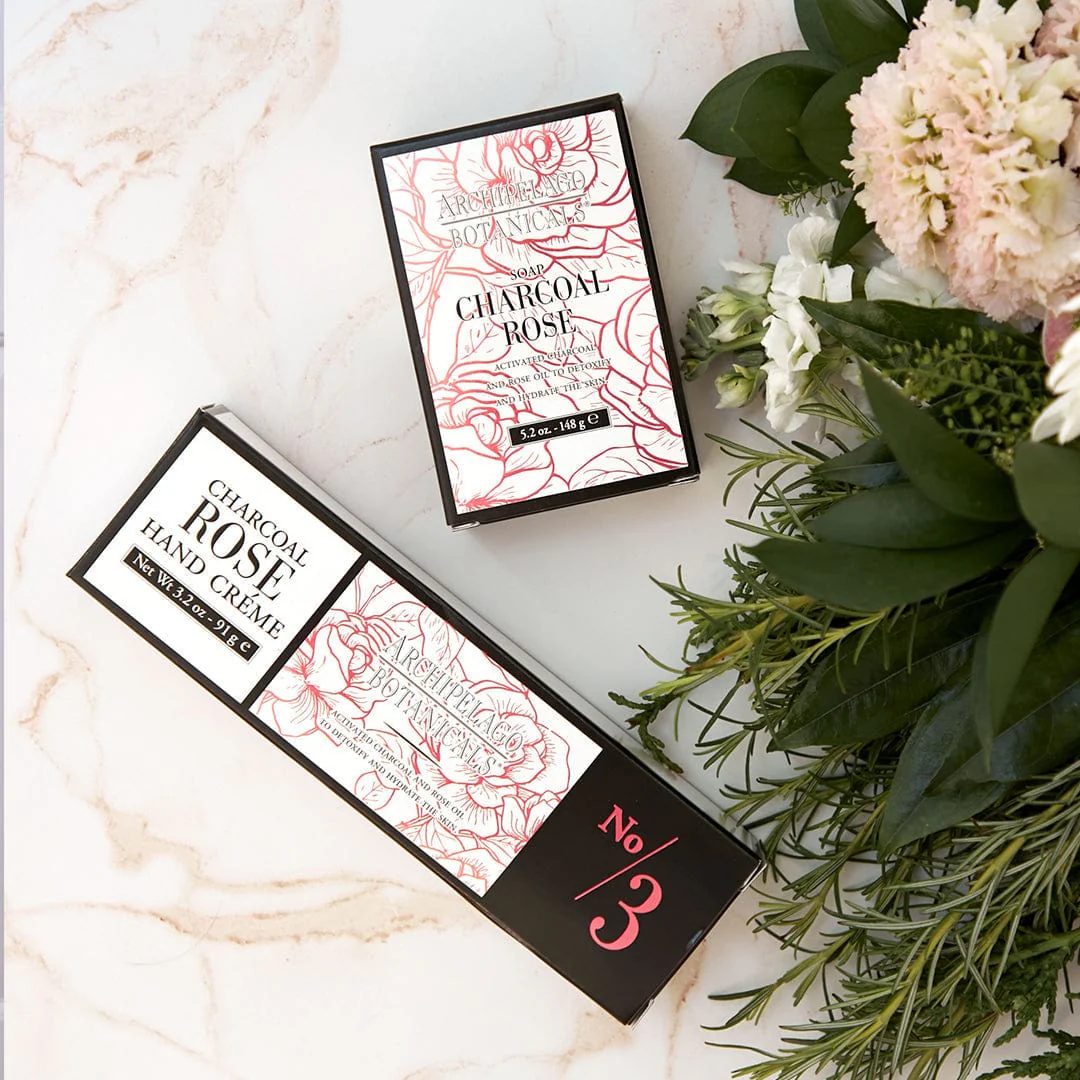 Charcoal Rose All Natural Bar Soap - Image 3