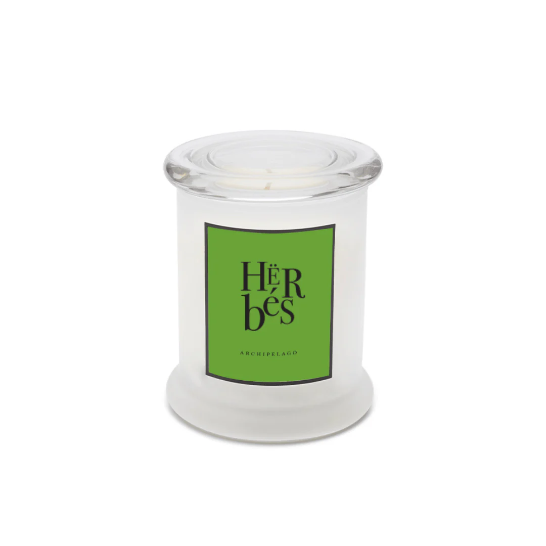 Herbés Frosted Jar Candle