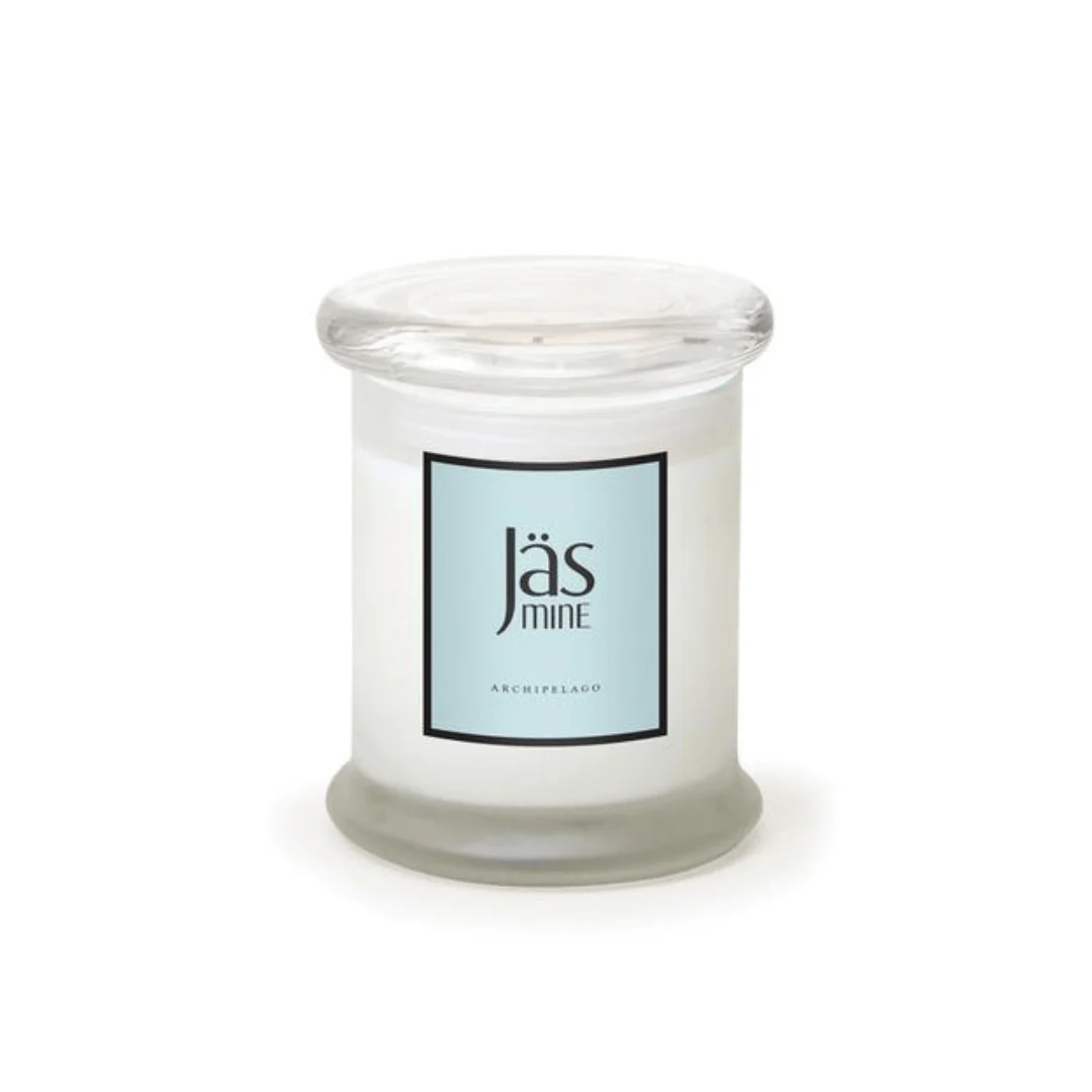Jasmine Frosted Jar Candle