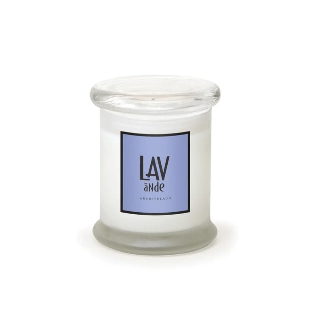 Lavande Frosted Jar Candle