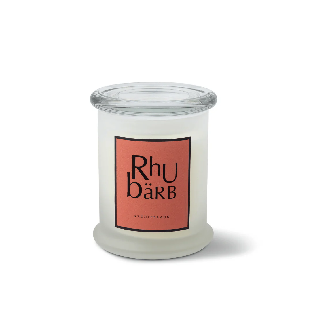 Rhubarb Frosted Jar Candle