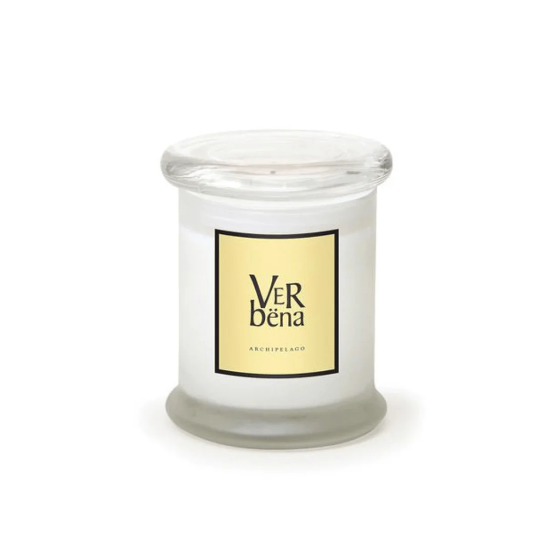 Verbena Frosted Jar Candle